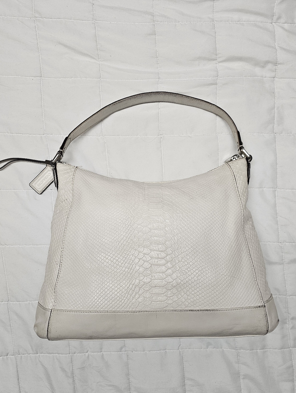 Coach Charlie Python Hobo Handbag - Picture 4 of 6